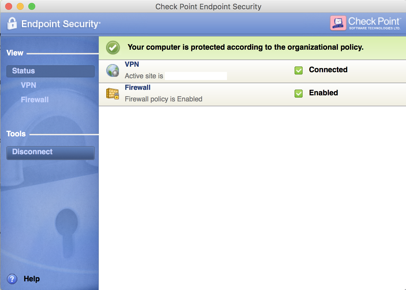 endpoint security vpn for mac 10.11
